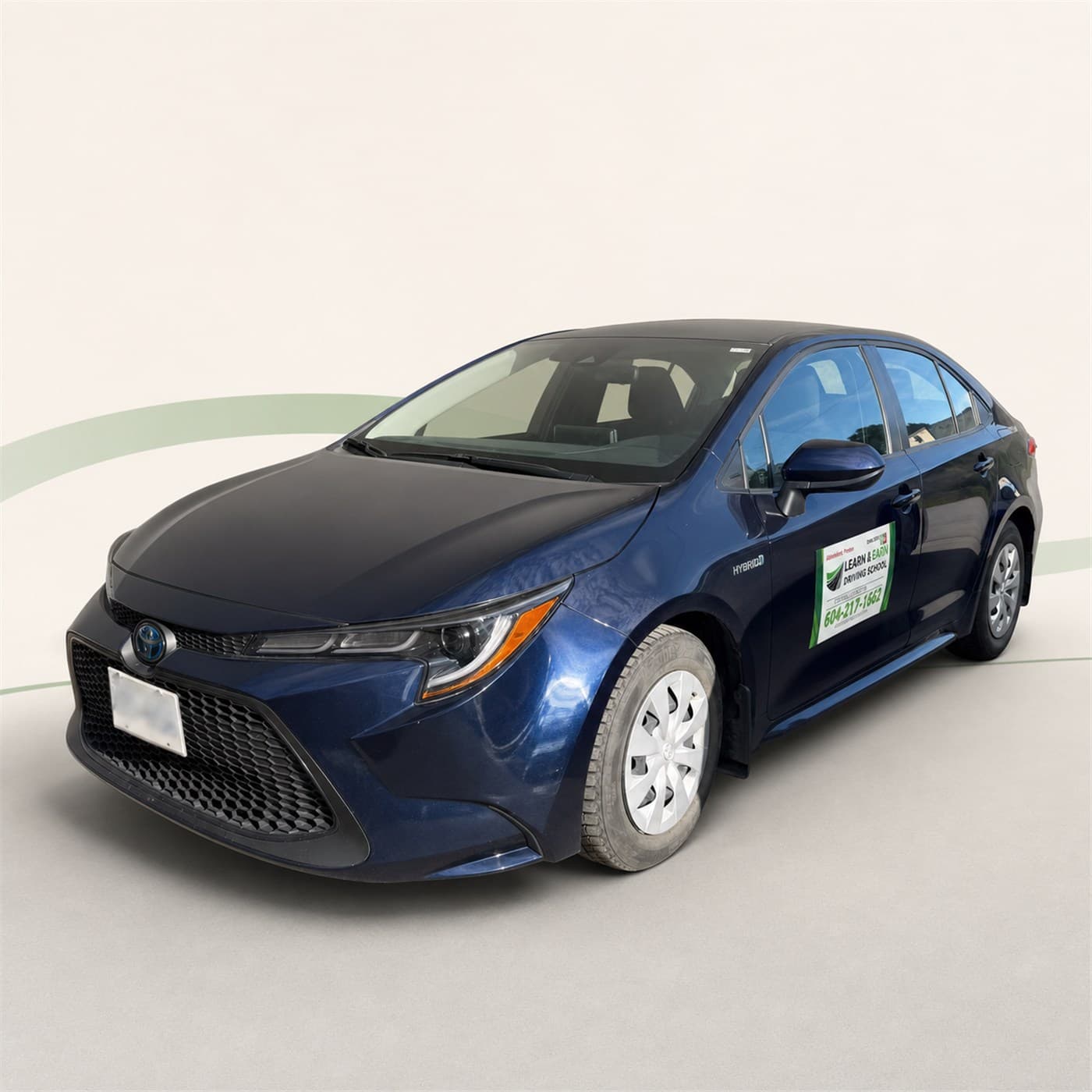 Blue Learn & Earn dual-control training vehicle